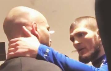 Lobov explains why he did not start a fight after Khabib's slap