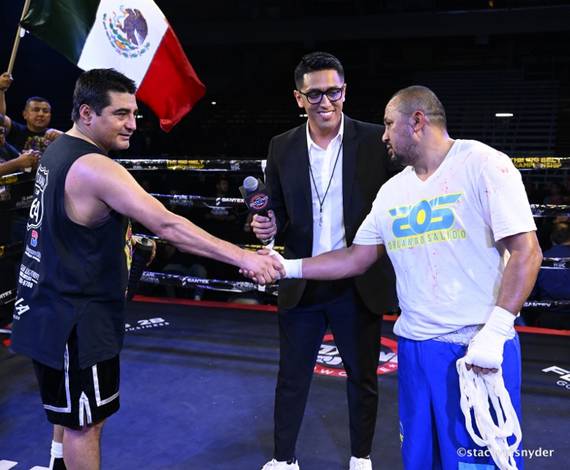 Morales y Salido tuvieron pelea de exhibición (foto)
