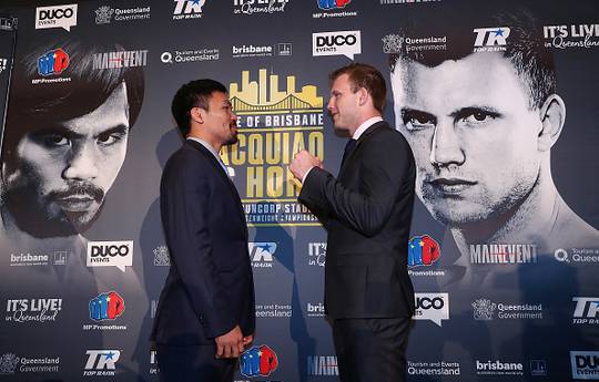 Pacquiao: "I will be at my best for Horn"