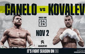 Canelo vs Kovalev is official for November 2