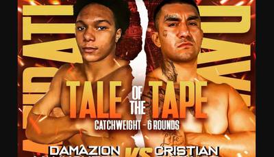 Cristian Davalos Rodriguez vs Damazion Vanhouter - Fecha, Hora de inicio, Fight Card, Lugar