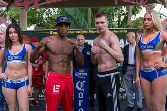 Lara vs Foreman Weigh-In (photos)