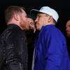 Alvarez and Golovkin face to face 22