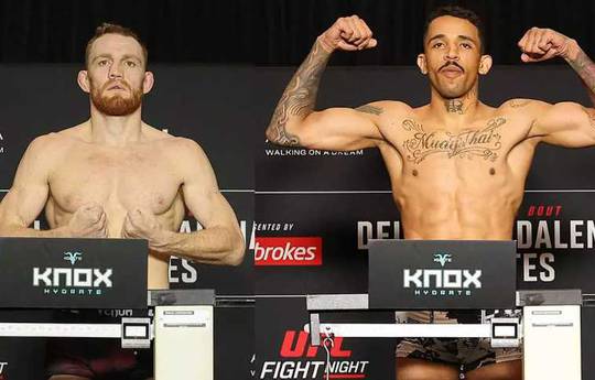UFC Fight Night 275: результаты взвешивания