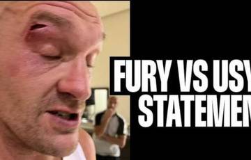 Fury a commenté le report du combat contre Usyk