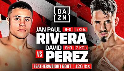 Hoe laat is Jan Paul Rivera Pizarro vs David Perez vanavond? Ringwedstrijden, schema, streaming links