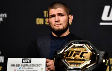 Khabib reacts to being inducted into the UFC Hall of Fame