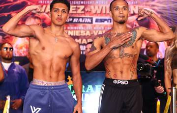 What time is Emiliano Vargas vs Nelson Hampton tonight? Ringwalks, schedule, streaming links