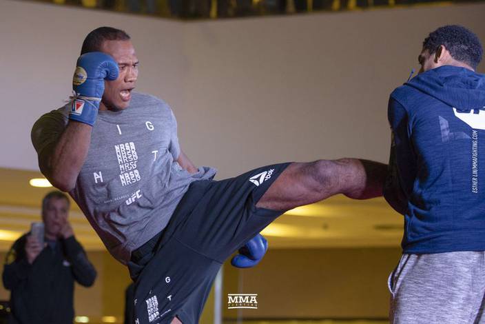 Media training of UFC 224 fighters (video + photos)