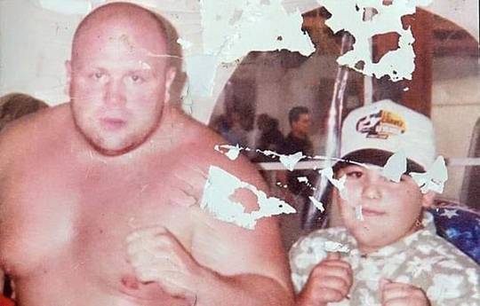 Photo of the day: young Andy Ruiz Jr. and Butterbean