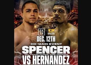 Joey Spencer vs Miguel Angel Hernandez - Date, Start time, Fight Card, Location