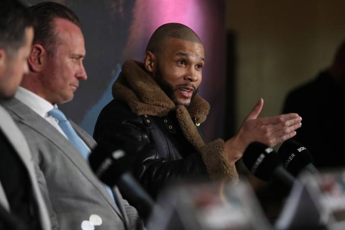 Eubank Jr y Smith dan una rueda de prensa antes de la revancha