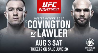 UFC on ESPN 5: Covington vs Lawler. Where to watch live