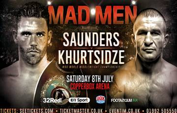 Saunders vs Khurtsidze confirmed for July 8 at London