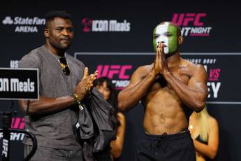 Ngannou gratuliert Usman zu seinem Sieg über Buckley