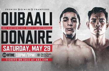 Nordine Oubaali vs Nonito Donaire. Where to watch live