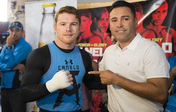 De la Hoya mandó a Canelo al infierno.