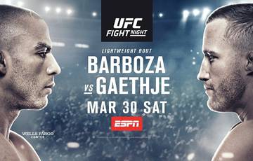 UFC on ESPN 2: Barboza vs Gaethje. Where to watch live