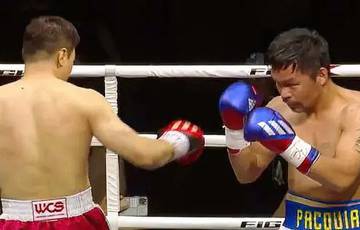 Pacquiao had an exhibition fight with Yu