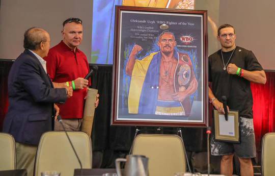 Usyk named WBO Boxer of the Year