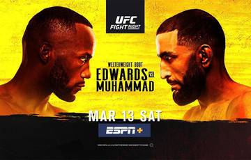 UFC Fight Night 187: Эдвардс – Мухаммад. Прямая трансляция, где смотреть онлайн