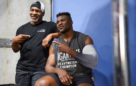 Ngannou spoke about Tyson's role in his preparation for the fight with Joshua