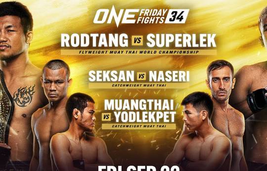 ONE Friday Fights 34. Rodtang vs. Superlek: waar te zien, links naar uitzendingen