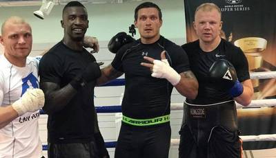 Usyk completed the first week of sparring (photo)