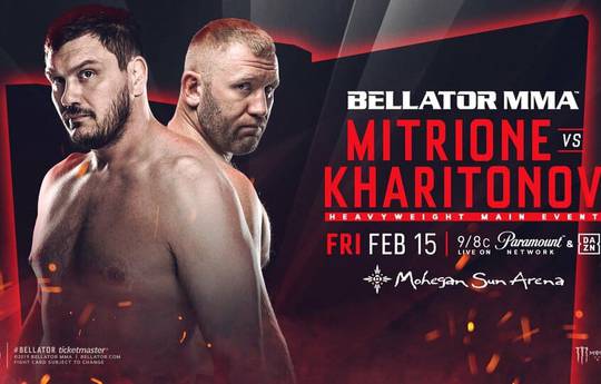 Bellator 215: Mitrione - Kharitonov. Where to watch live