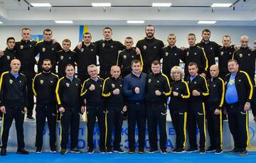 Сборная Украины провела открытую тренировку перед чемпионатом мира в Белграде