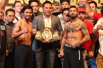 Pacquiao and Matthysse make weight