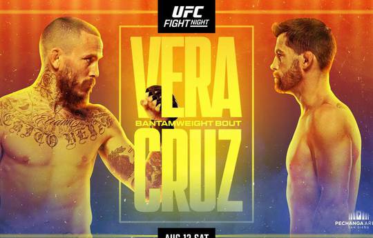 UFC en ESPN 41: Vera noqueó a Cruz y otros resultados