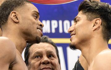 Spence and Garcia make weight (video)