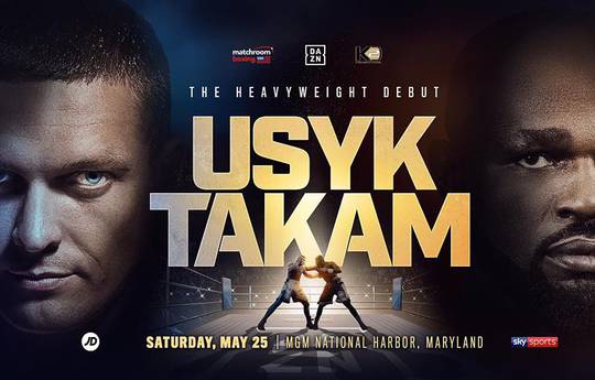 Usyk vs Takam on May 25 in Oxon Hill officially announced