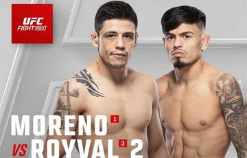 Royval and Moreno will fight in the main event of UFC Fight Night 237