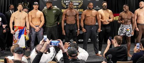 Glory 105: результати зважування