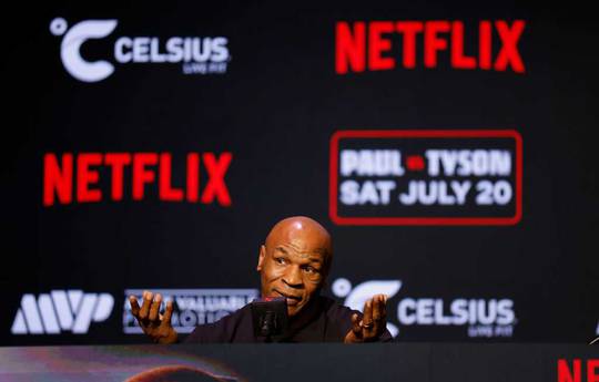 "Je gaat nog steeds knock-out". Tyson gaf commentaar op het uitstel van het gevecht met Paul