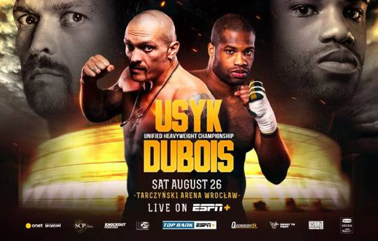Usyk vs Dubois: ligações para a transmissão, hora de início dos combates