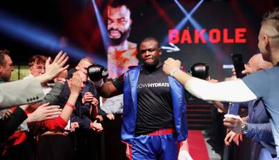 Bakole's promoter wants to get him to fight Wilder