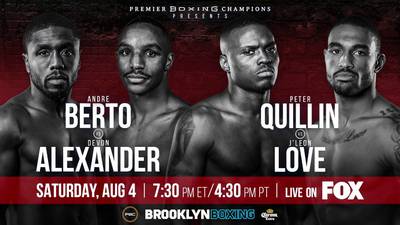 Alexander - Berto. Where to watch live