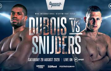 Dubois vs Snijders. Where to watch live