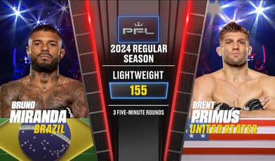 A que horas é o PFL 2 esta noite? Miranda vs Primus - Horas de início, horários, cartão de combate