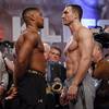 Weigh-in photos of Joshua vs. Klitschko 2