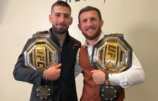 Topuria made a prediction for the possible fight between Volkanovski and Dvalishvili