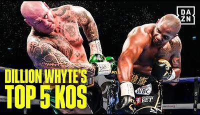 5 brutal knockouts of Dillian Whyte (video)