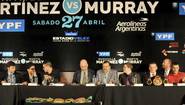 Мартинес и Мюррей на финальной пресс-конференции