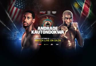 Andrade vs Kautondokwa. Where to watch live