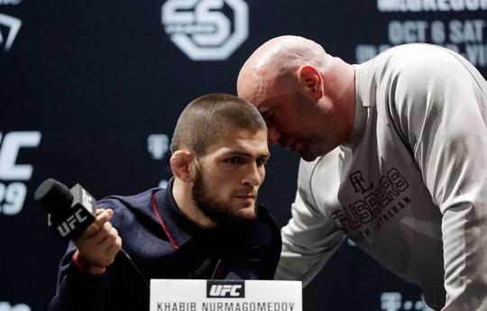 Khabib on what he will talk about with Dana White