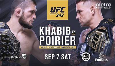 Nurmagomedov vs Poirier on UFC 242. Where to watch live