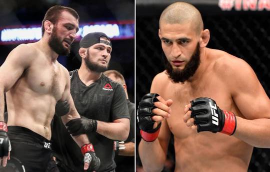 Chimaev almost got into a fight with Khabib's brother at UFC 280 (VIDEO)